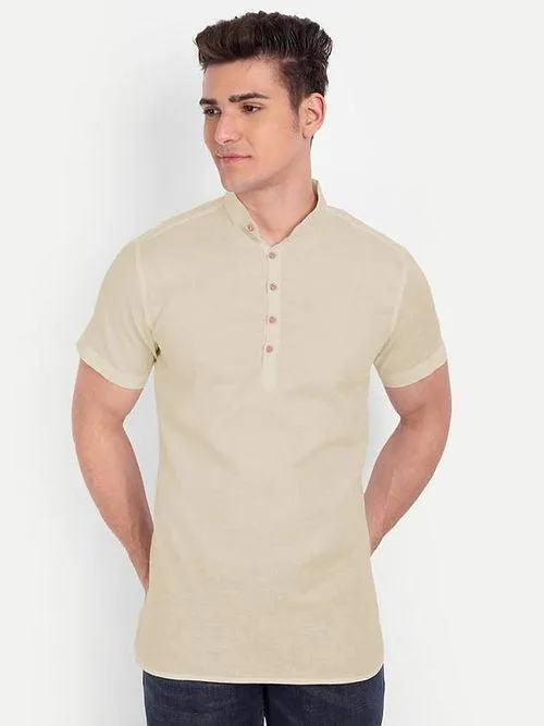 Men's Casual Cotton Shirts - Short Sleeve