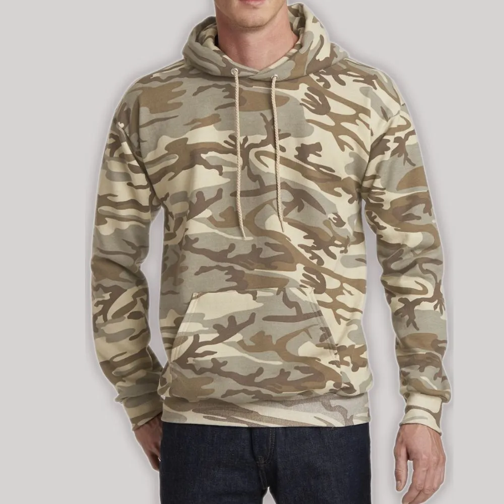 Men's Core Fleece Classic Camo Pullover Hooded Sweatshirt