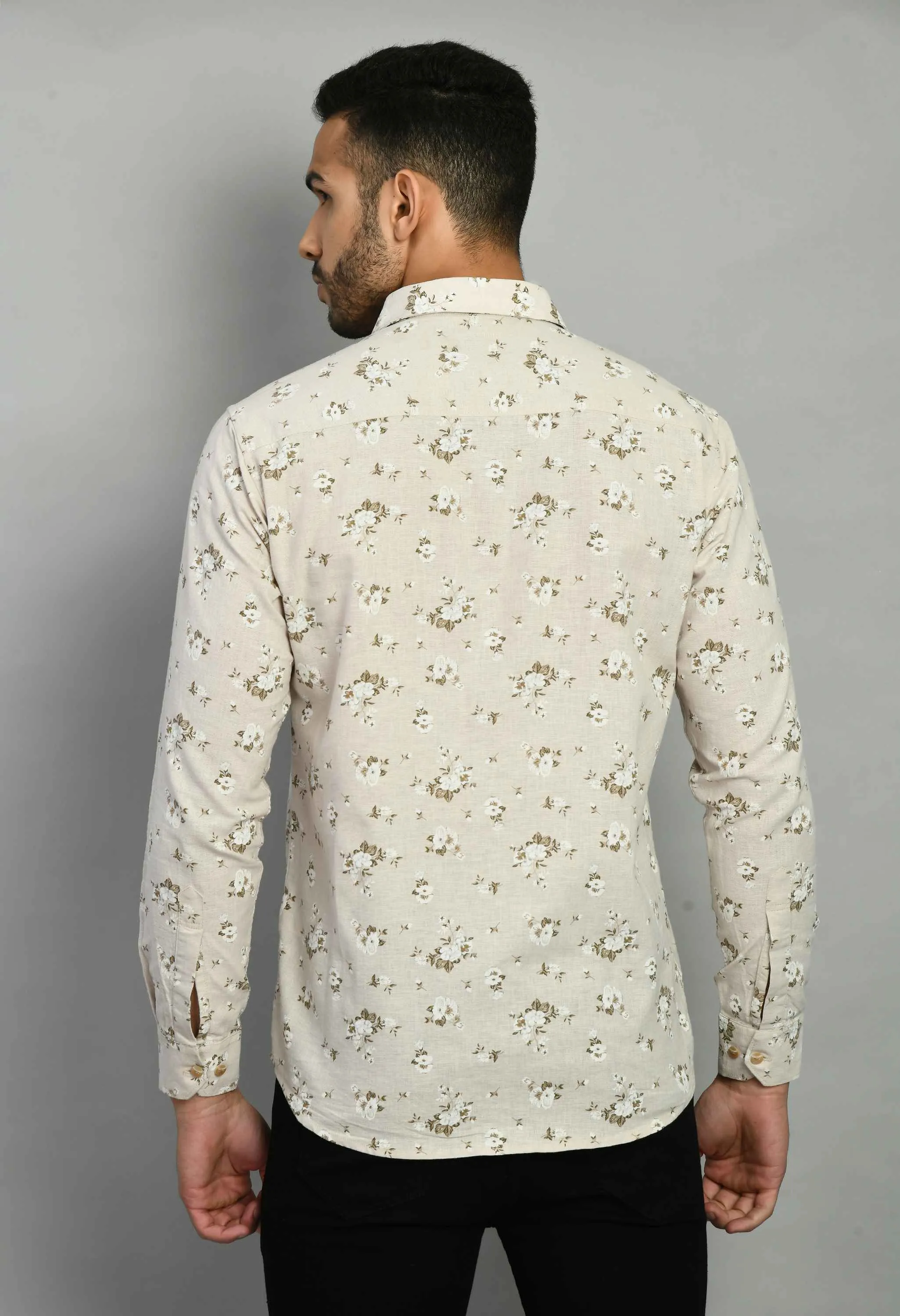 Men's Linan Smart Fit Floral Casual Shirt