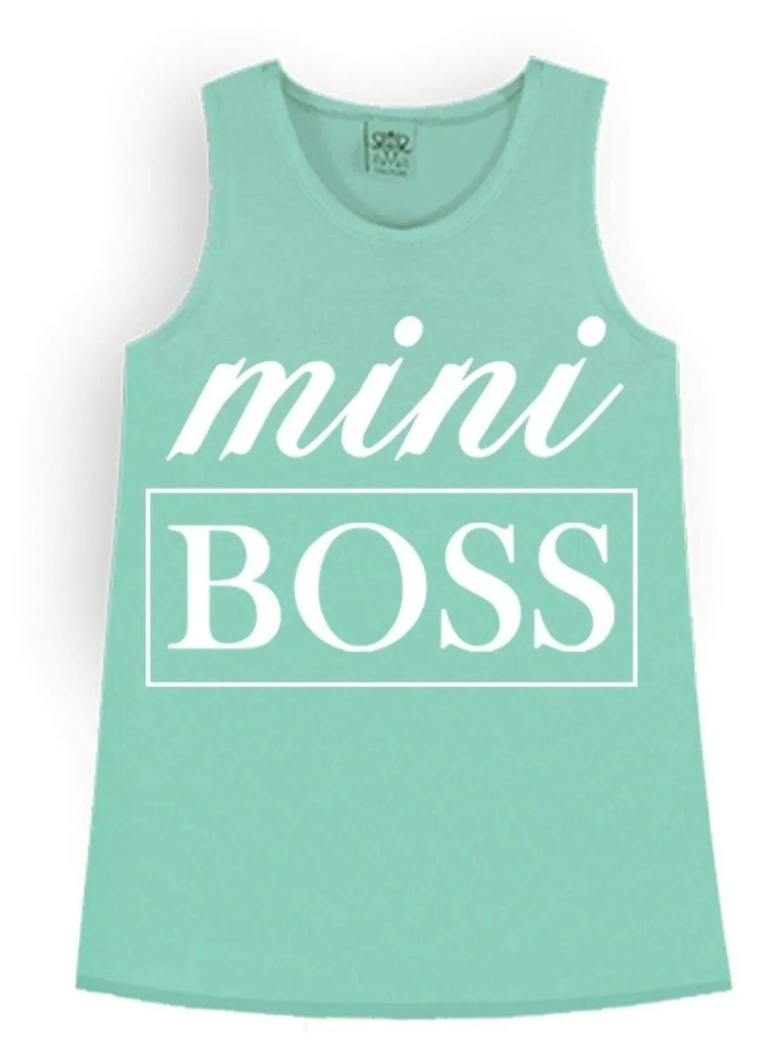 Mini Boss Mint Tank Top