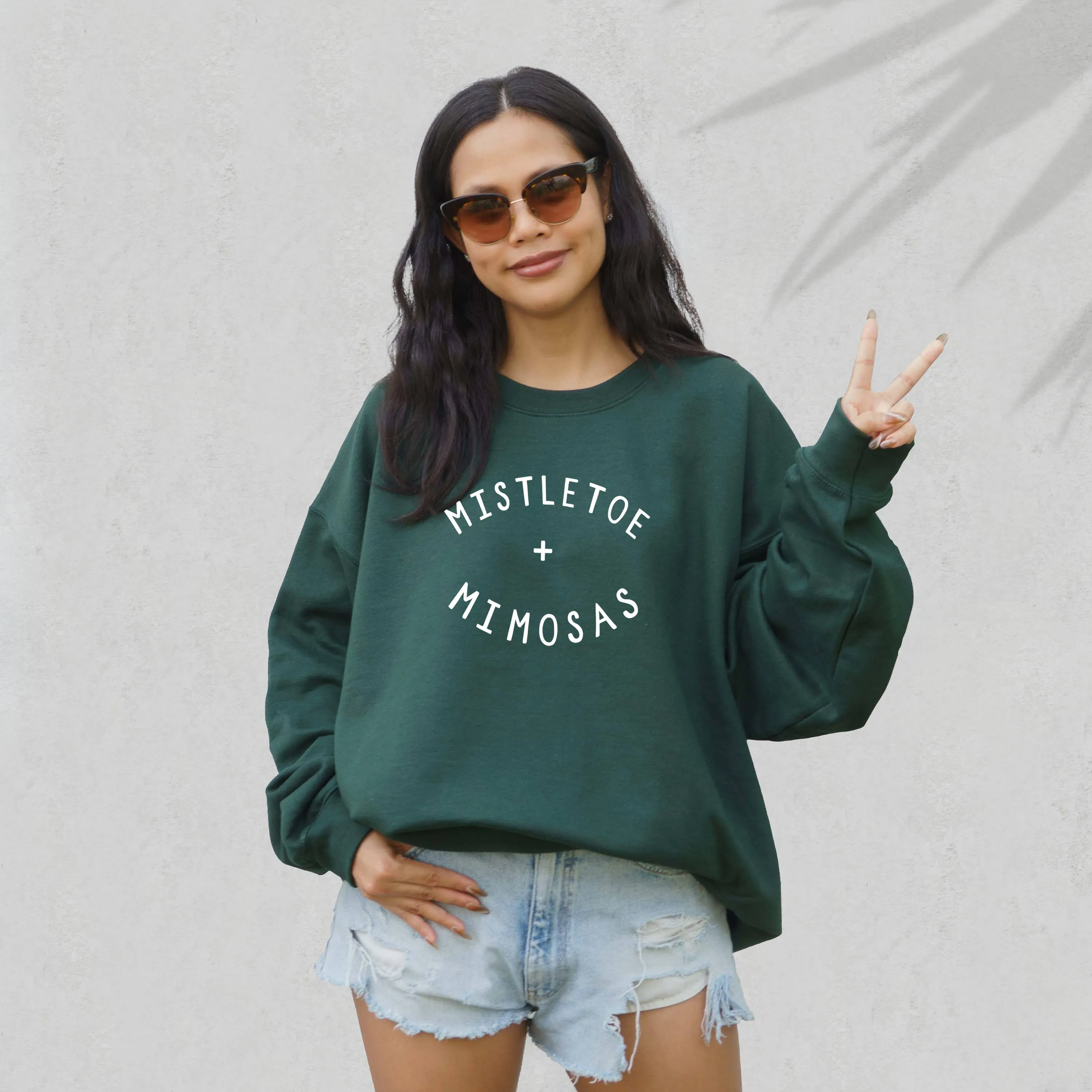 Mistletoe & Mimosas Sweatshirt