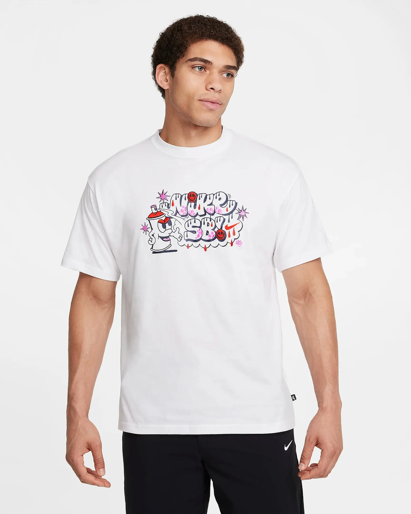 Nike Max90 Skate Spray Can T-Shirt - WHITE