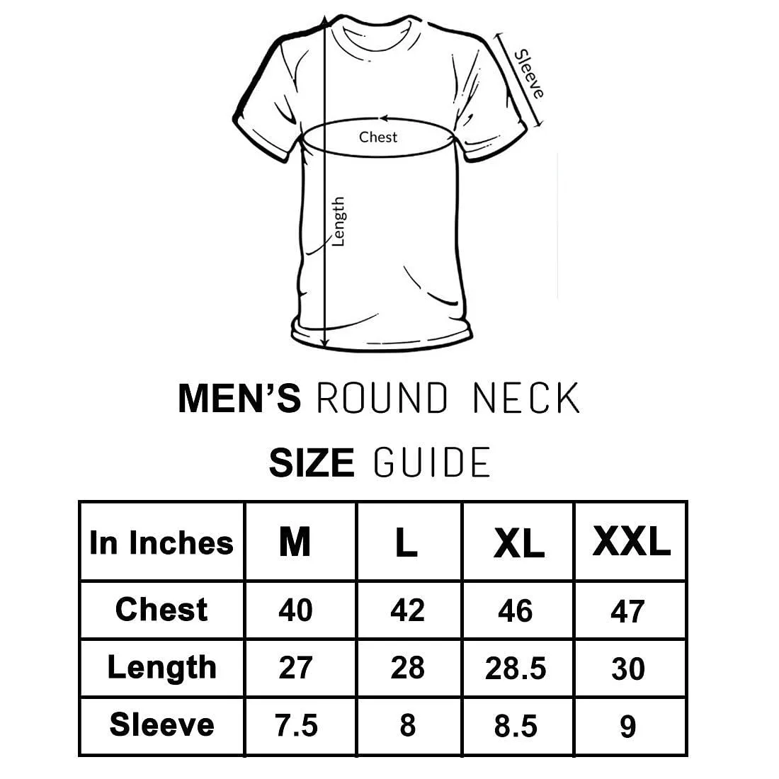 Nutcase Designer Round Neck Men's T-Shirt Wrinkle-Free Poly Cotton Tees - Always Look On The Bright