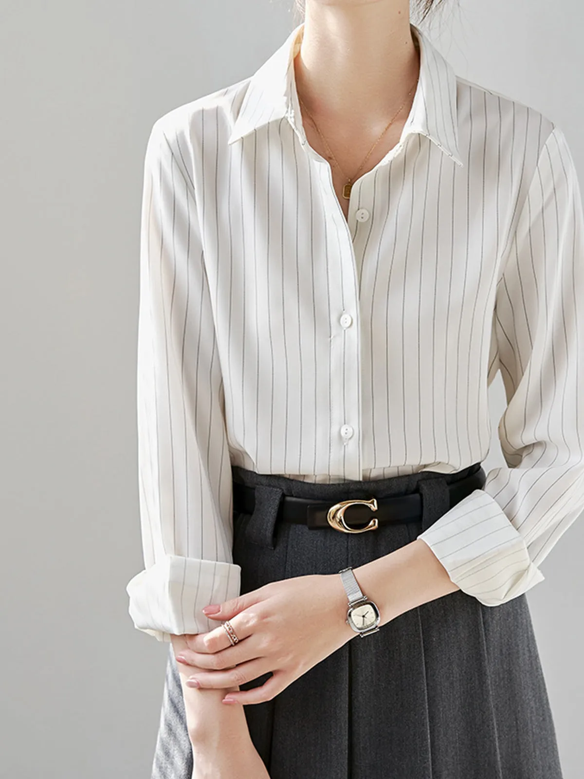 Pinstripe Vocational Shirt