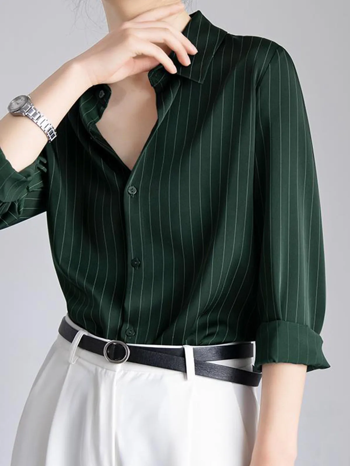 Pinstripe Vocational Shirt