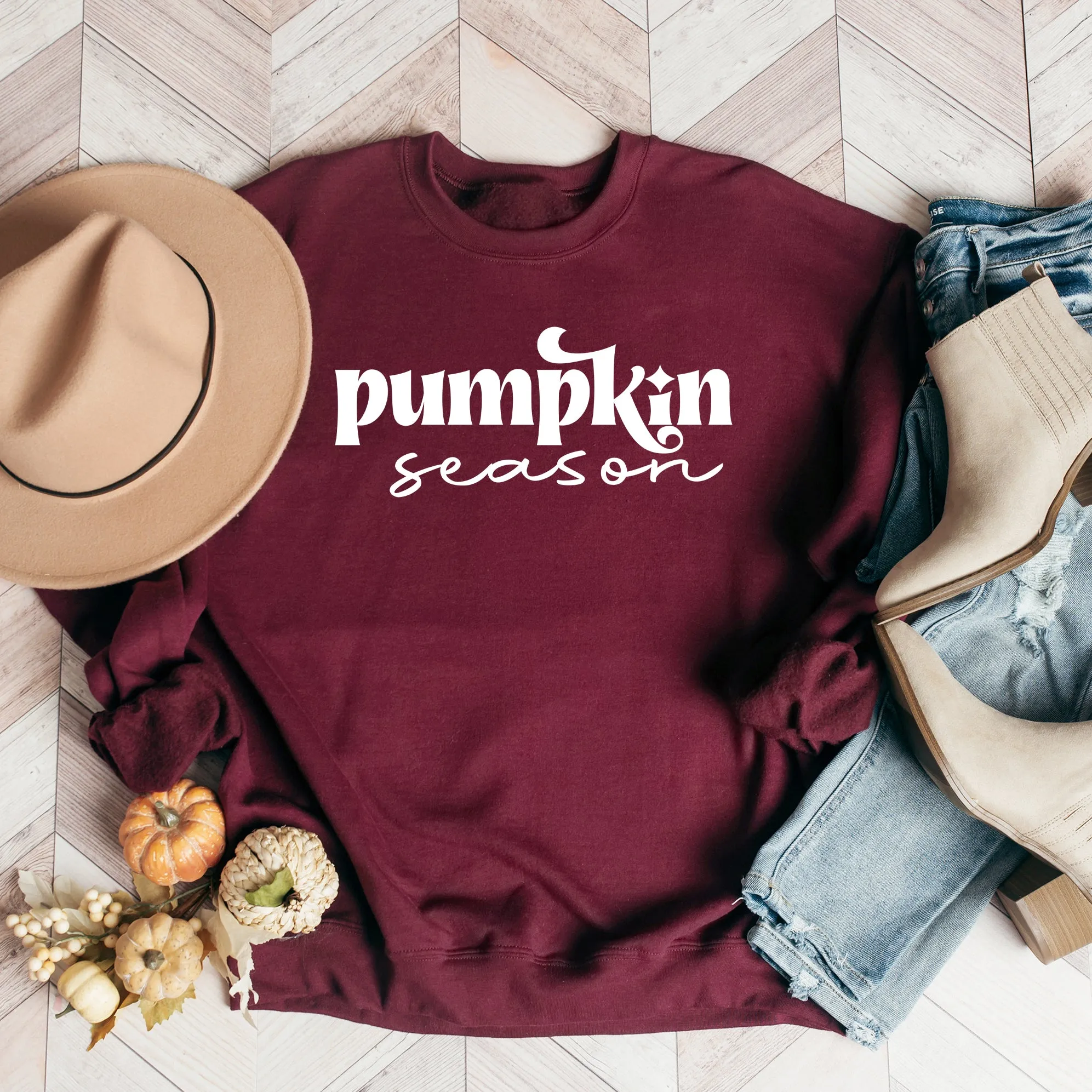 Pumpkin Season Cursive | Sweatshirt