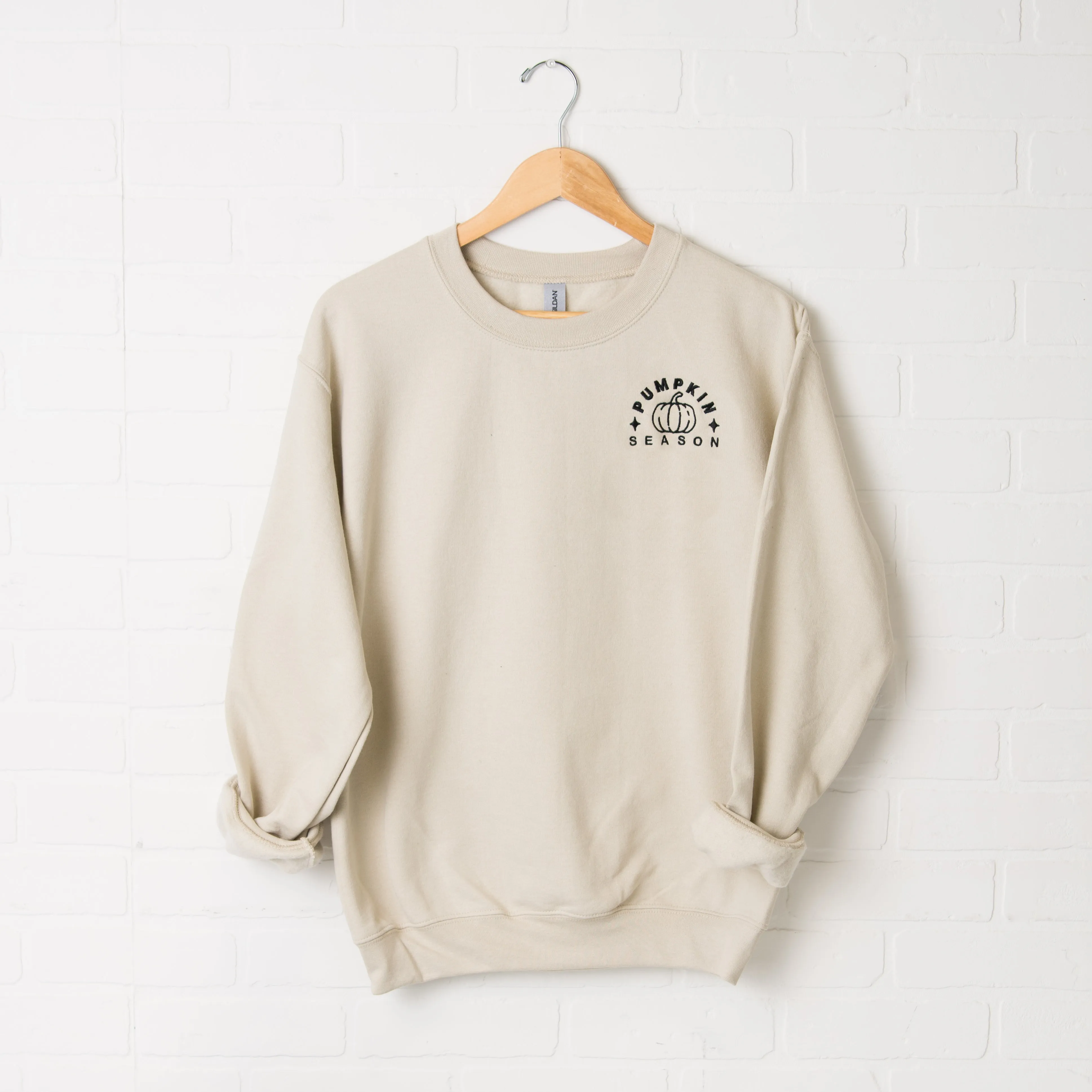 Pumpkin Season Pumpkin | Embroidered Sweatshirt