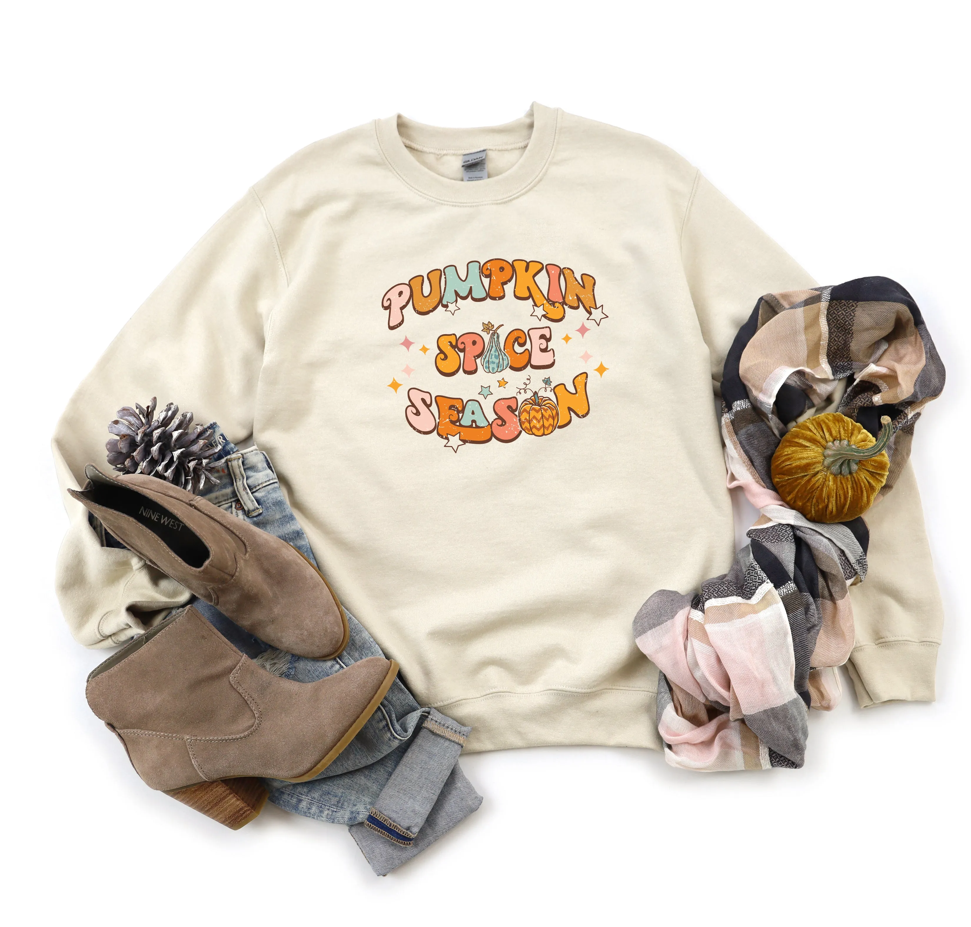 Pumpkin Spice Season Colorful | Sweatshirt