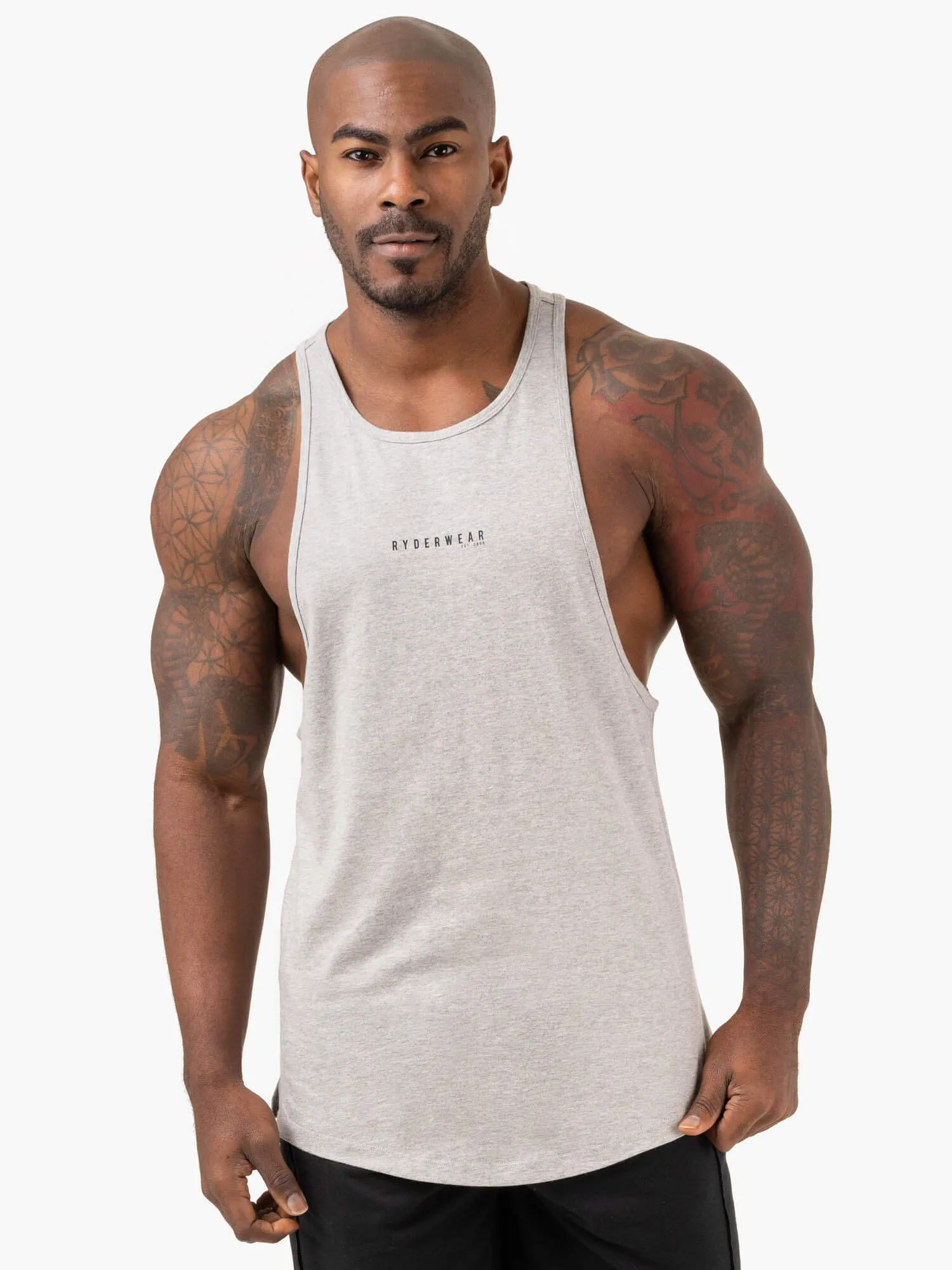 Pursuit Baller Tank - Light Grey Marl