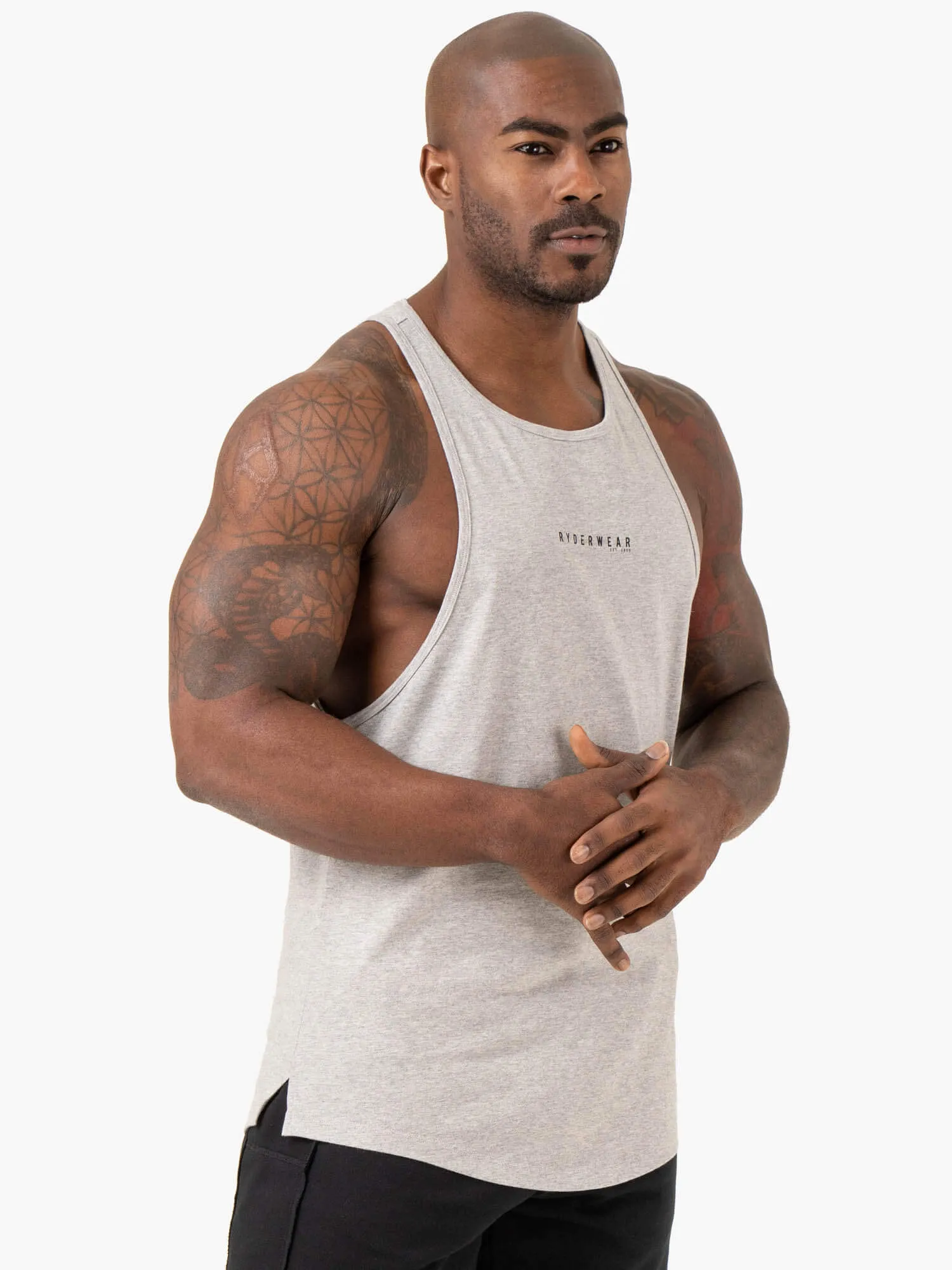 Pursuit Baller Tank - Light Grey Marl