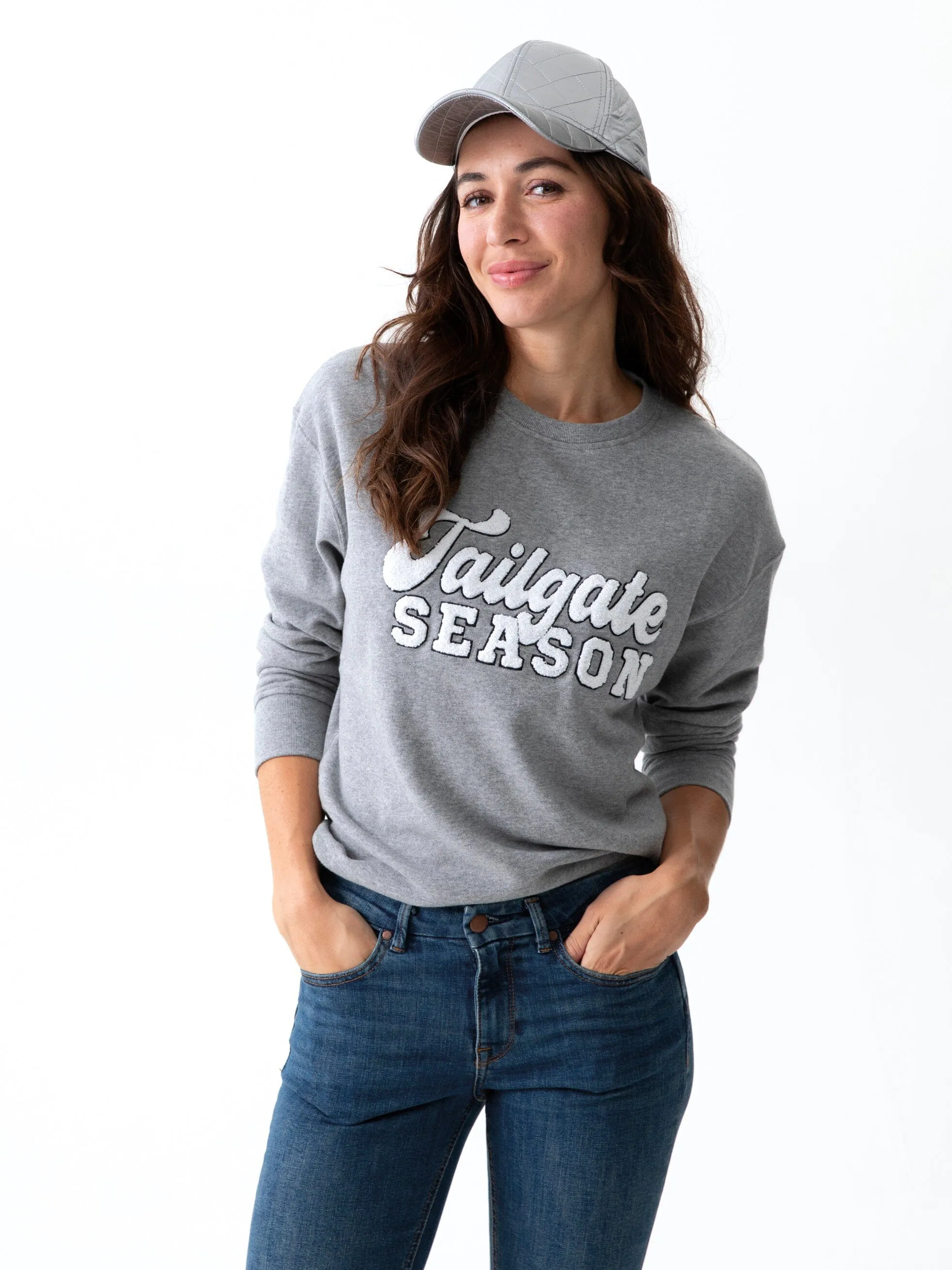 "Tailgate Season" Sweatshirt | Smoke