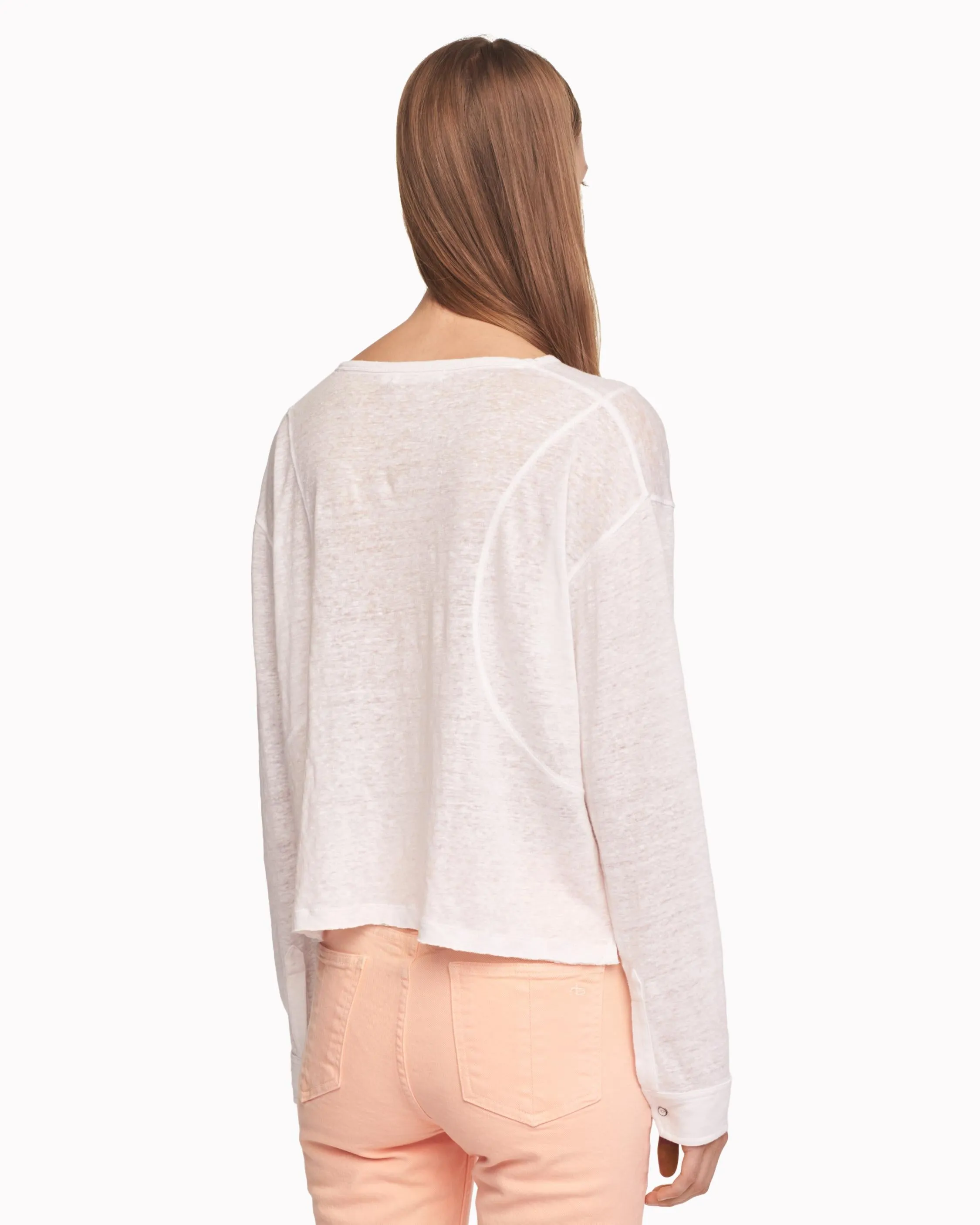 Rag & Bone - Lottie Long Sleeve in White