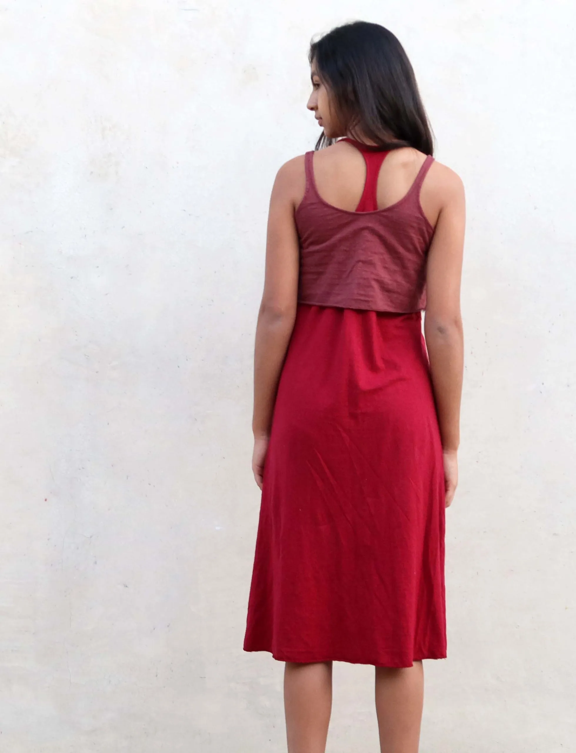 Sadhana Racerback Simplicity Below Knee Dress