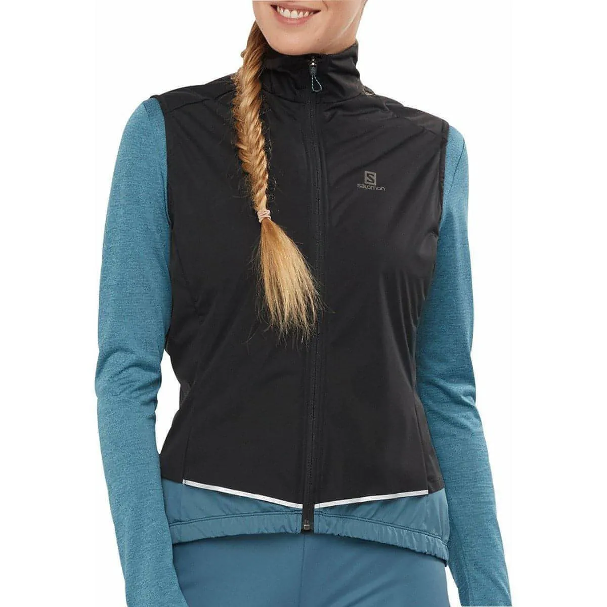 Salomon Light Shell Womens Running Gilet - Black