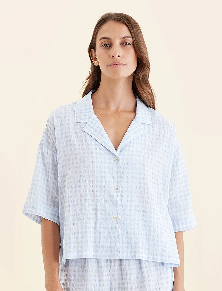 Seersucker Short Sleeve Shirt