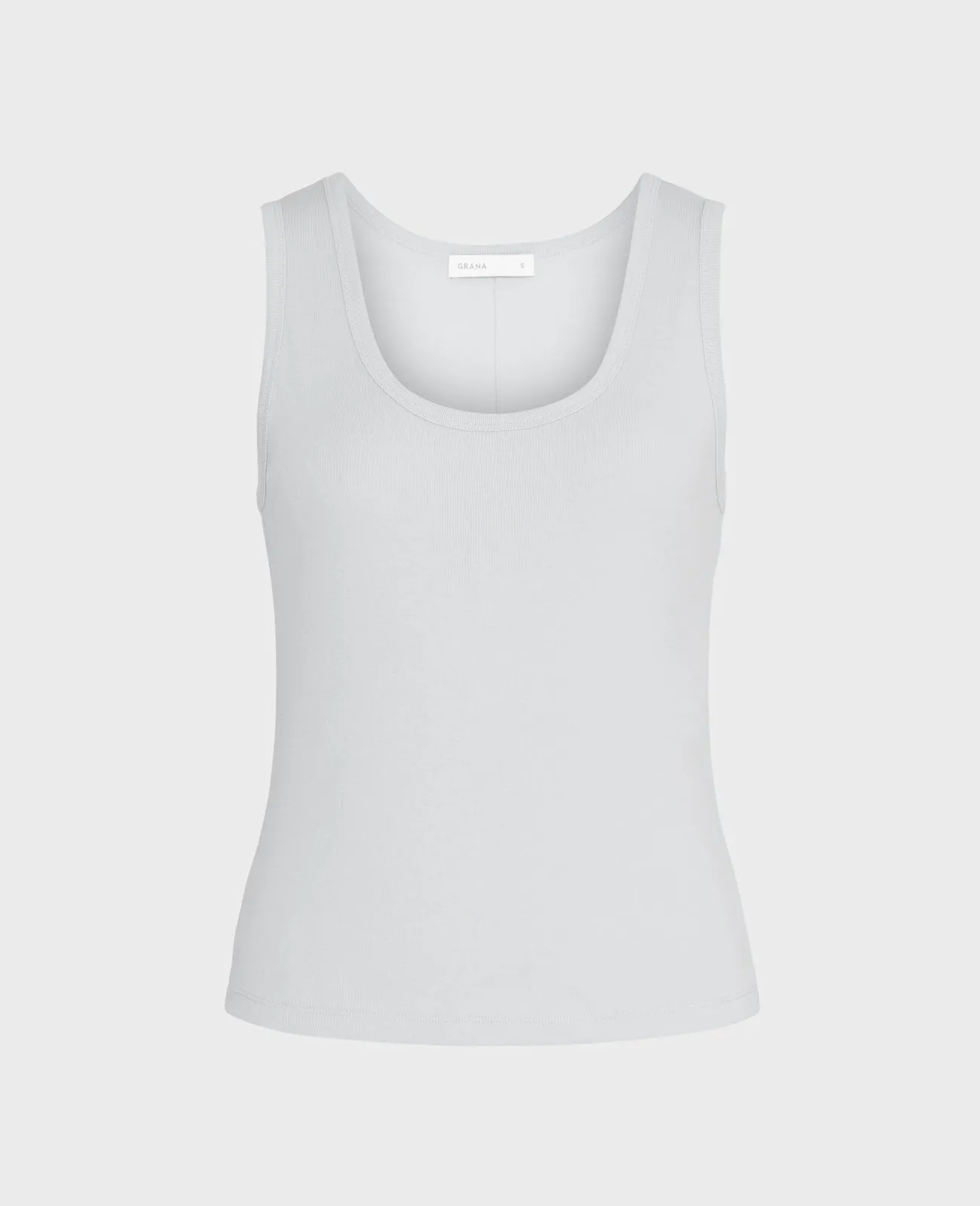 Supima Scoop Neck Ribbed Tank