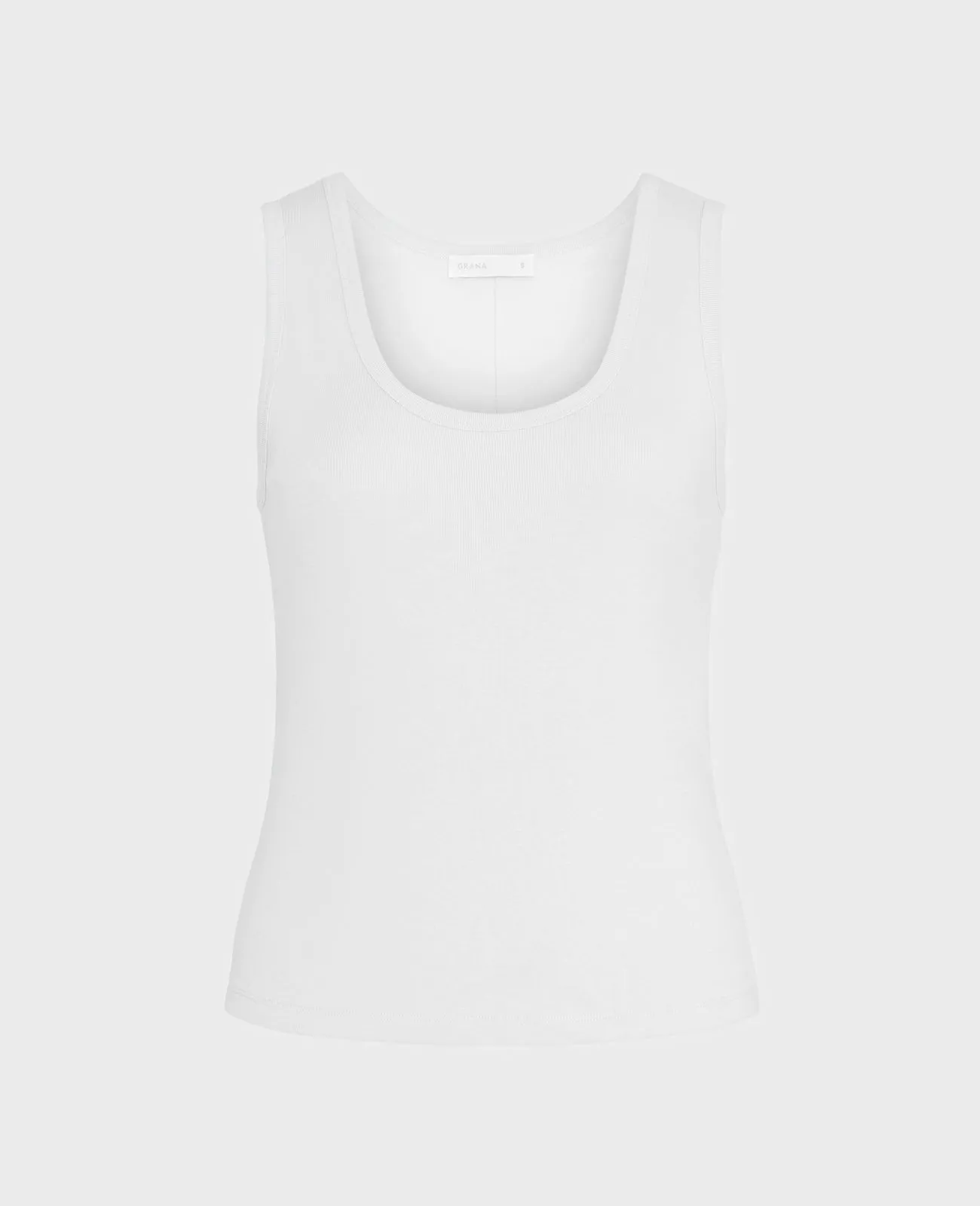 Supima Scoop Neck Ribbed Tank