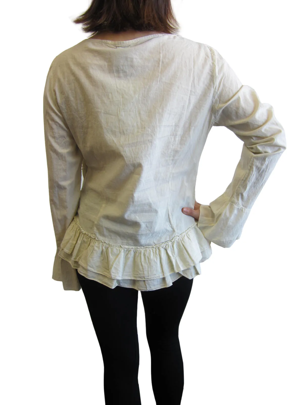 Tops -  Ruffle Woven Tops (8197)