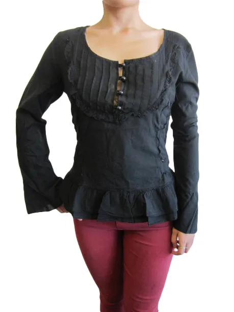 Tops -  Ruffle Woven Tops (8197)