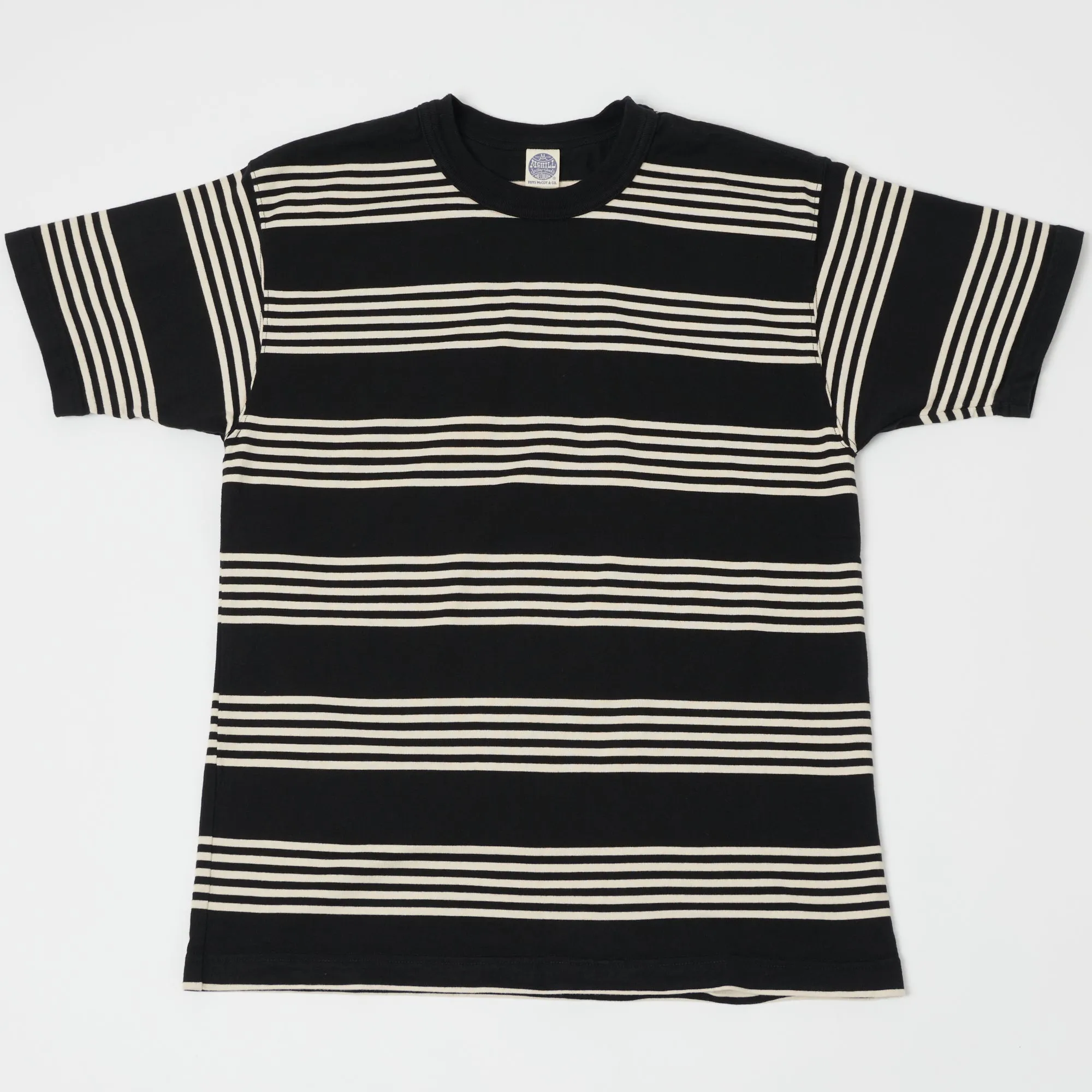 TOYS McCOY Multi Bordered Tee - Ivory/Black