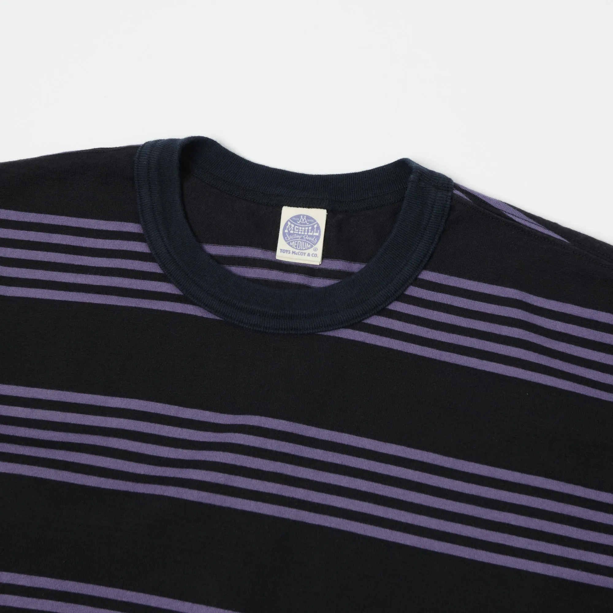 TOYS McCOY Multi Bordered Tee - Purple/Black