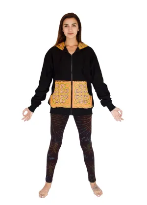 Tribal Hoody with Hmong Fabric Back