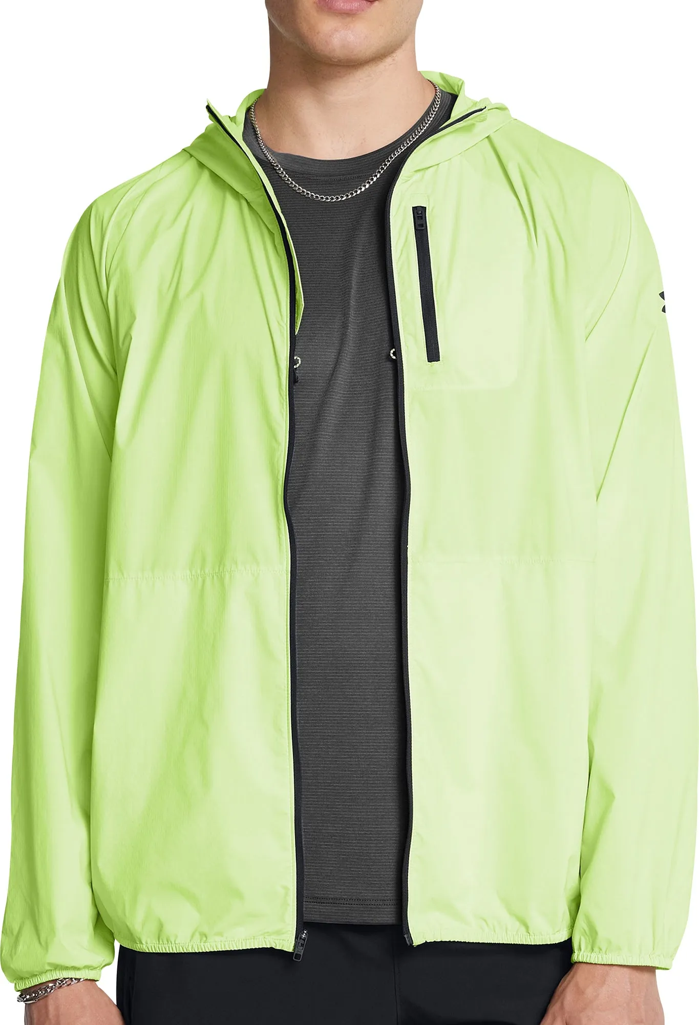 Under Armour Launch Lightweight Mens Running Jacket - Green