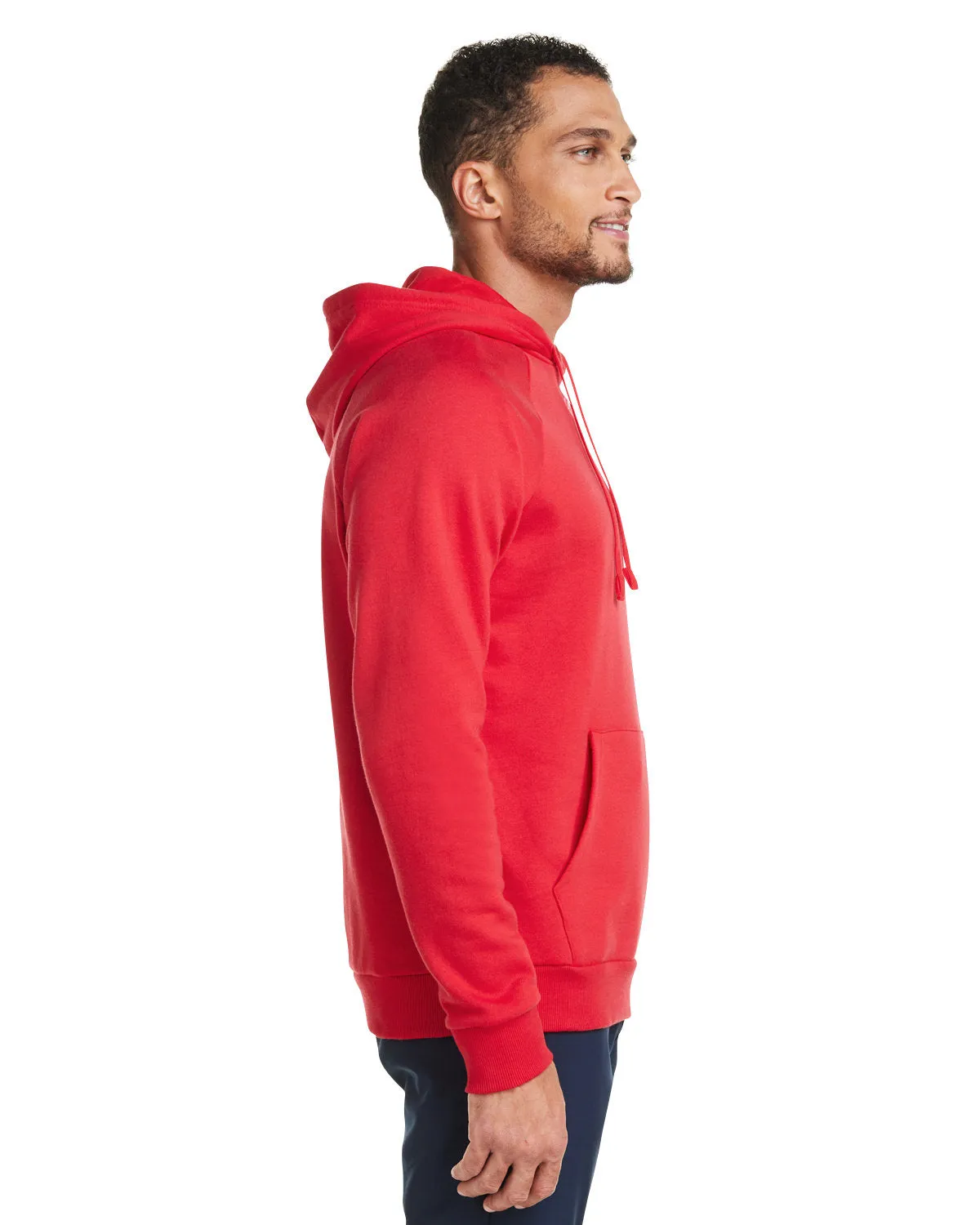 Under Armour Mens Rival Fleece Hooded Custom Sweatshirts, Red