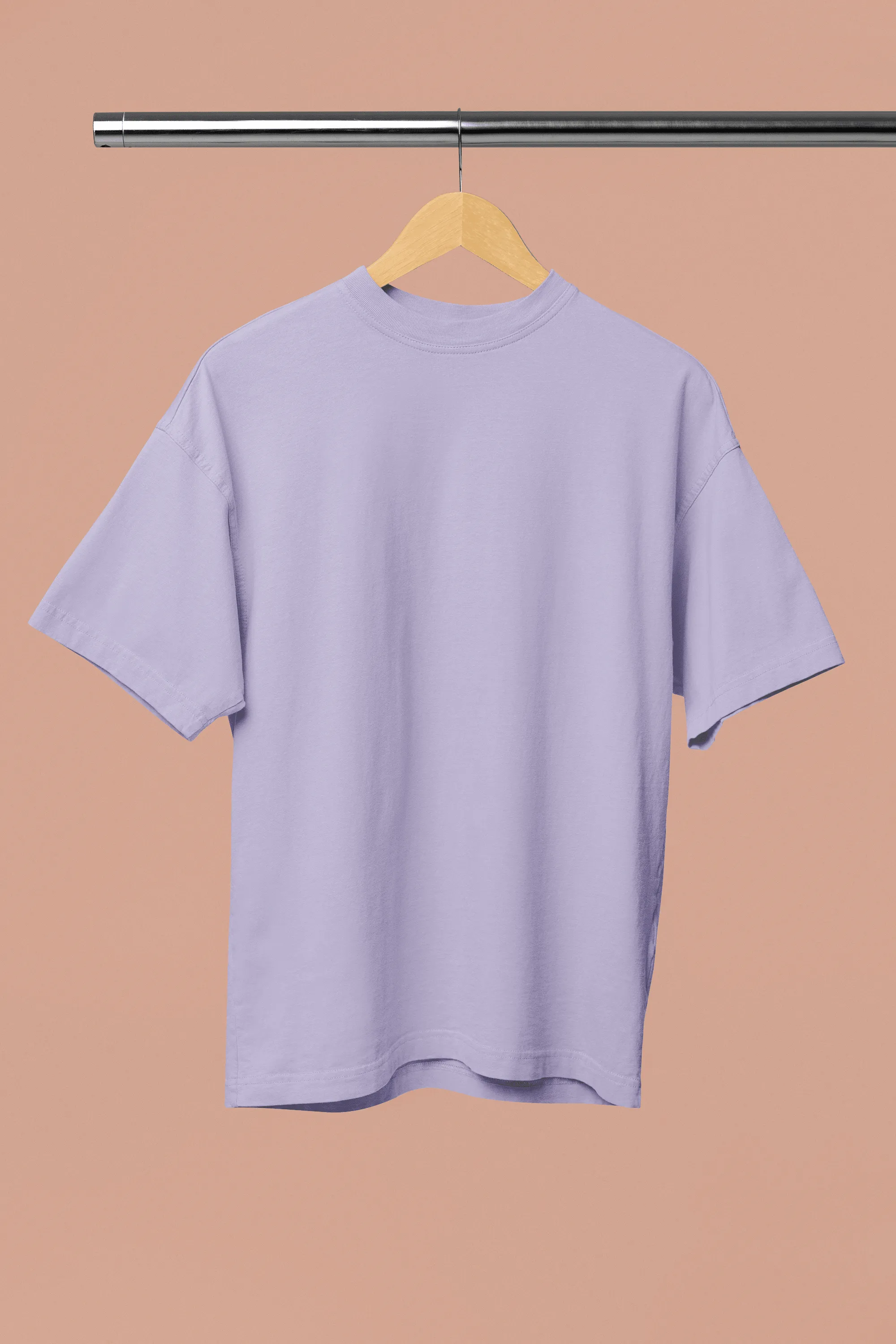 Unisex Oversize T-shirts - Ultra-Soft Cotton, Bio-Washed (Beige)