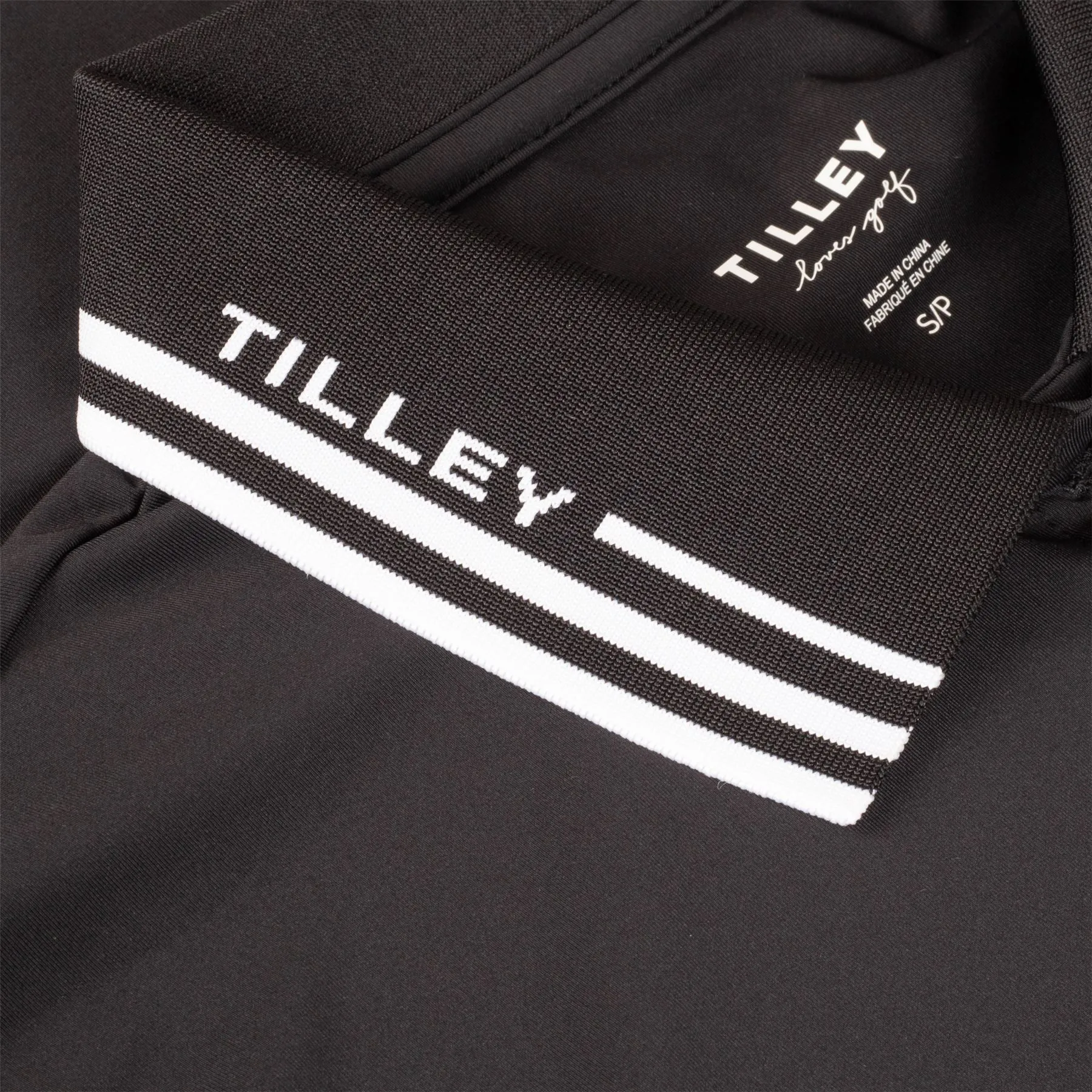 Womens LS Polo Black - AW24