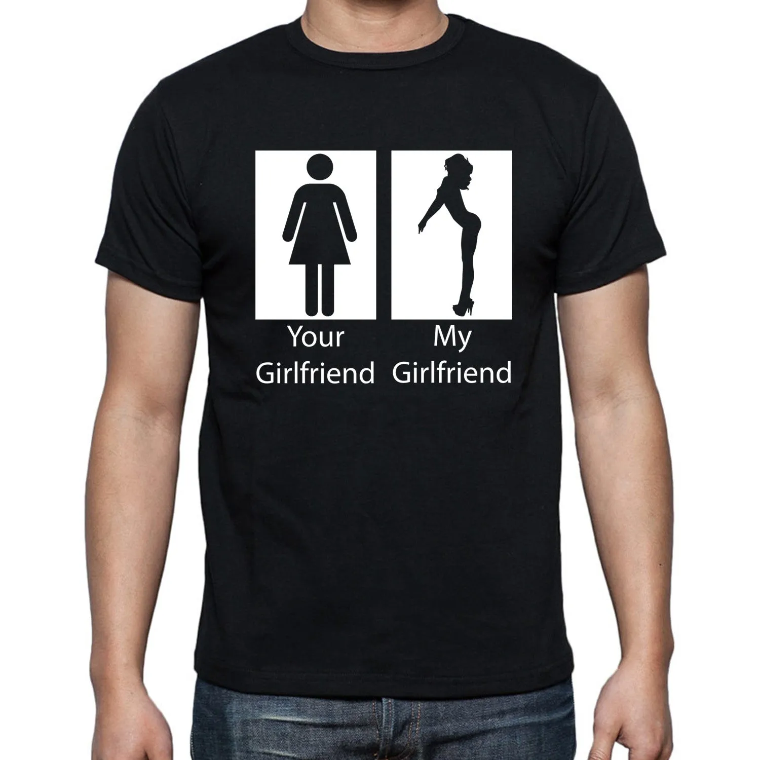 Your Girlfriend, My Girlfriend  T-shirt Funny Shirts